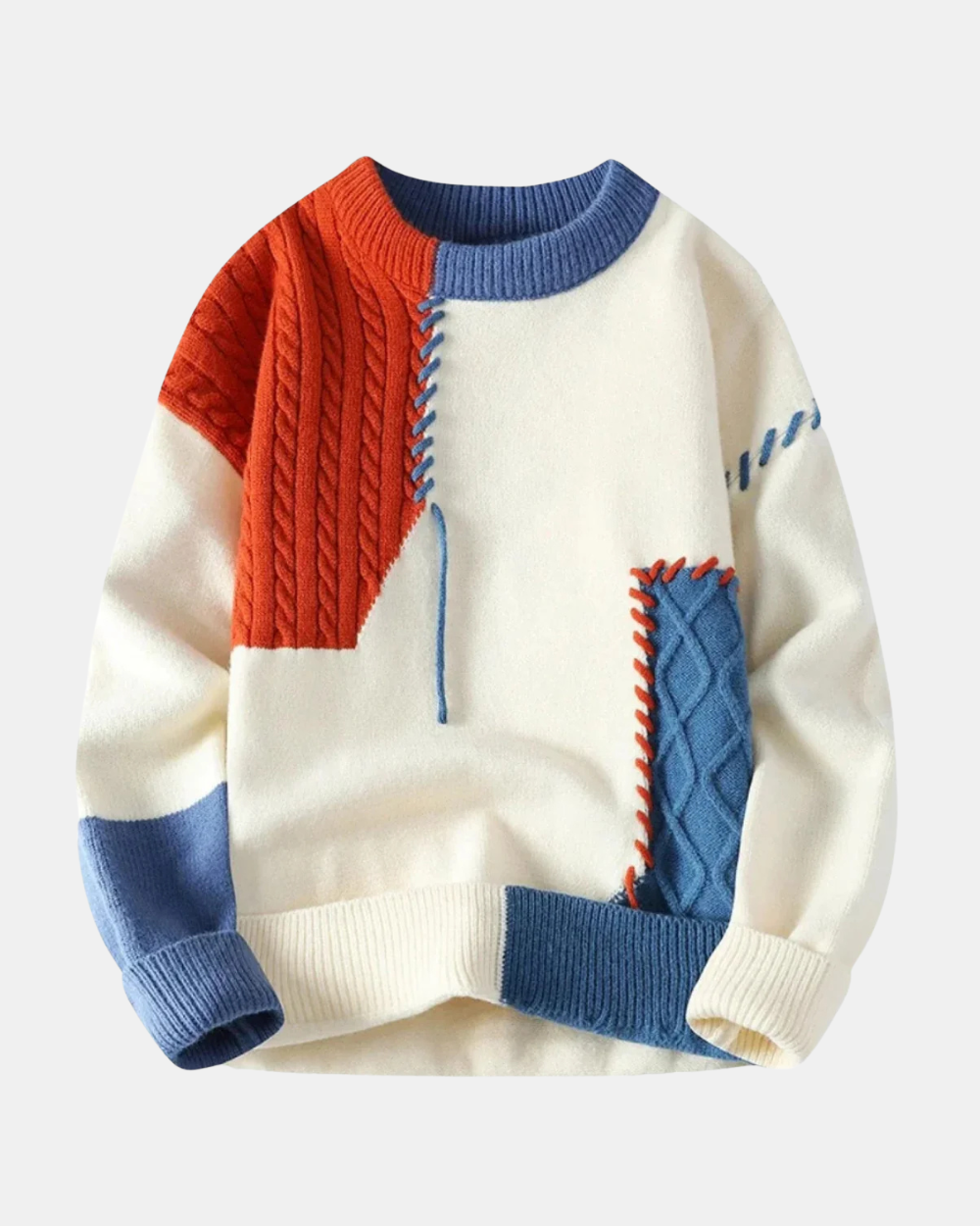 Pullover patchwork Amadeo