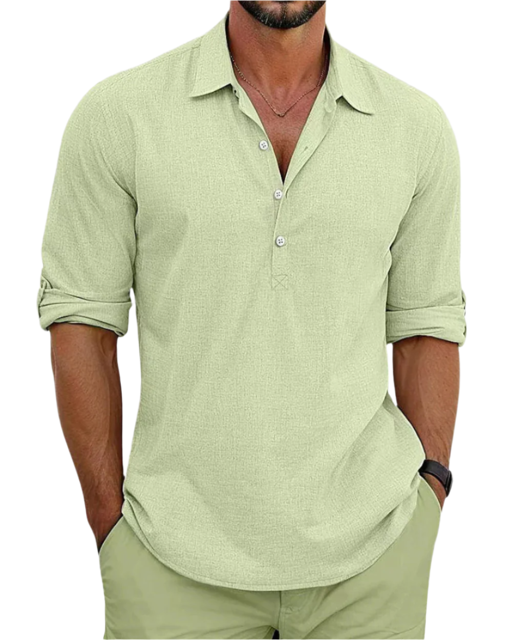 Chemise en lin de qualité supérieure