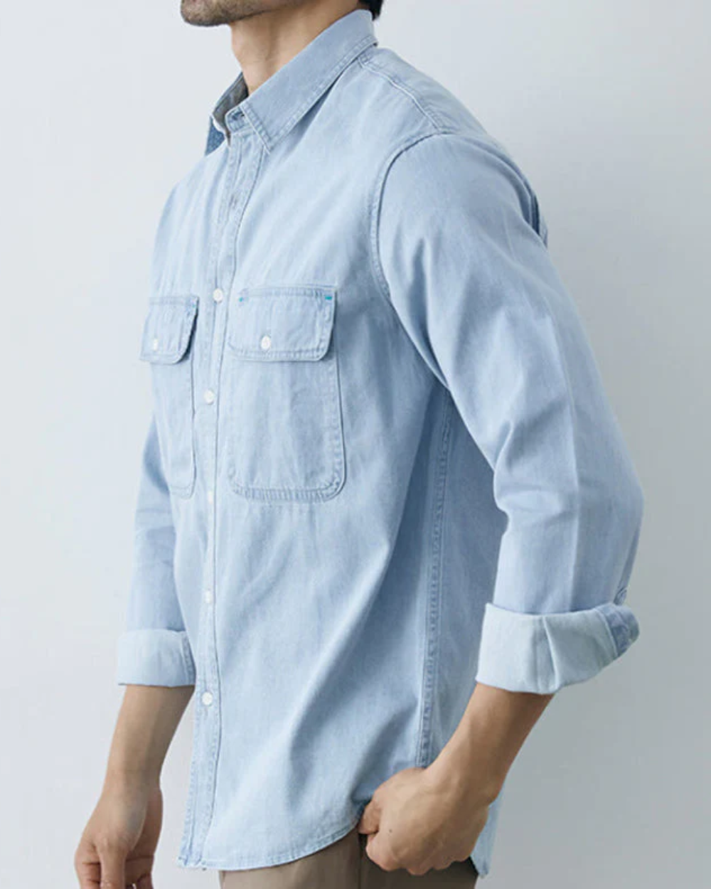 Chemise en jean classique