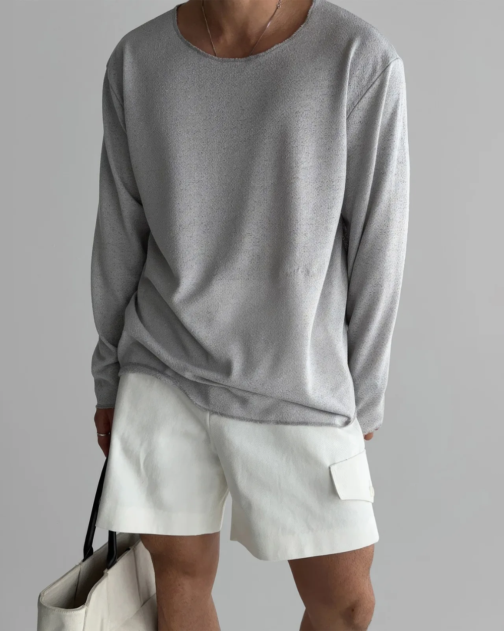 T-shirt en tricot décontracté