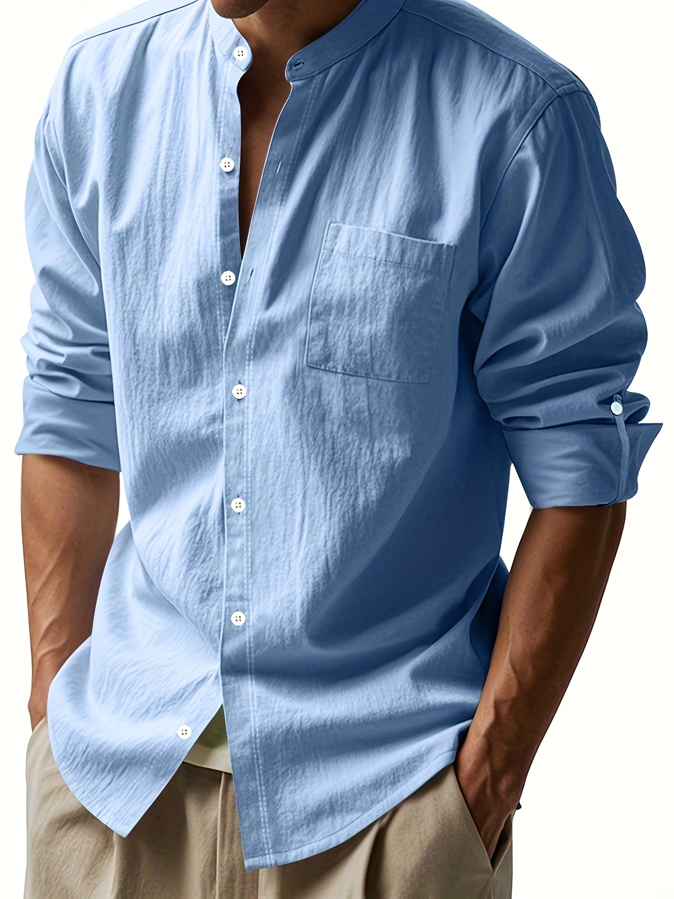 Chemise en lin élégante