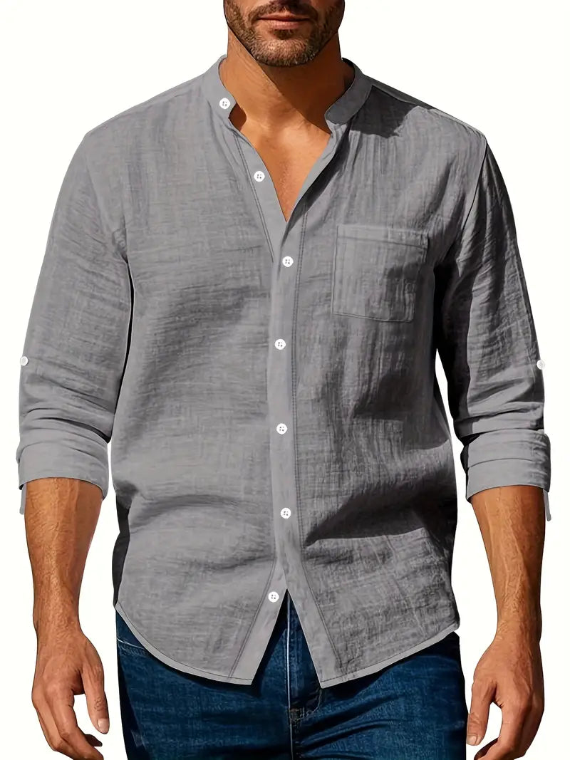 Chemise en lin élégante