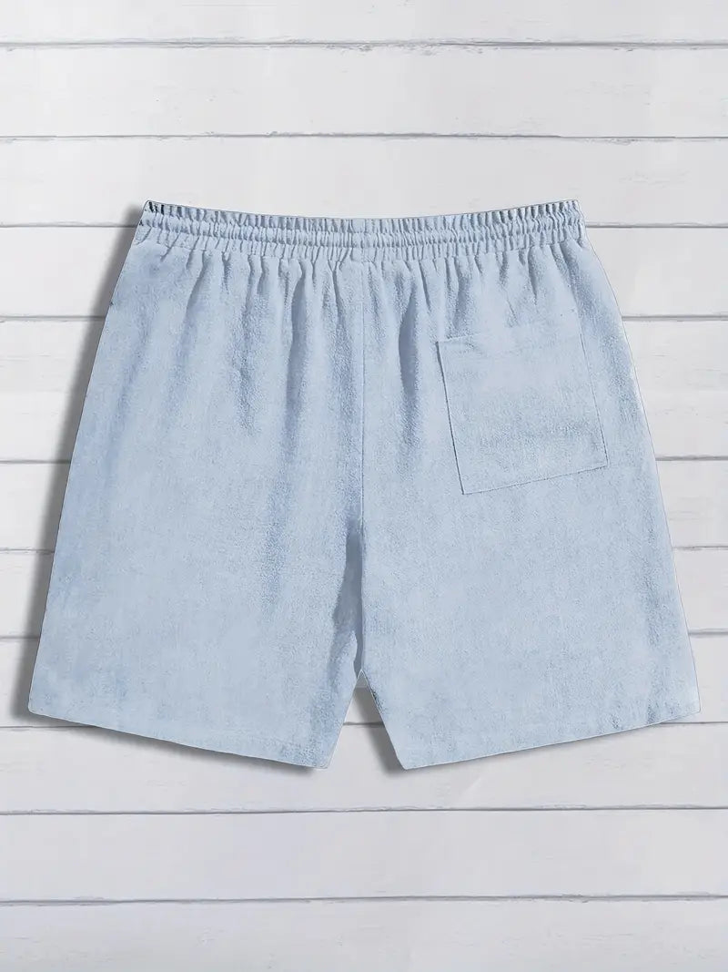 Short en lin décontracté