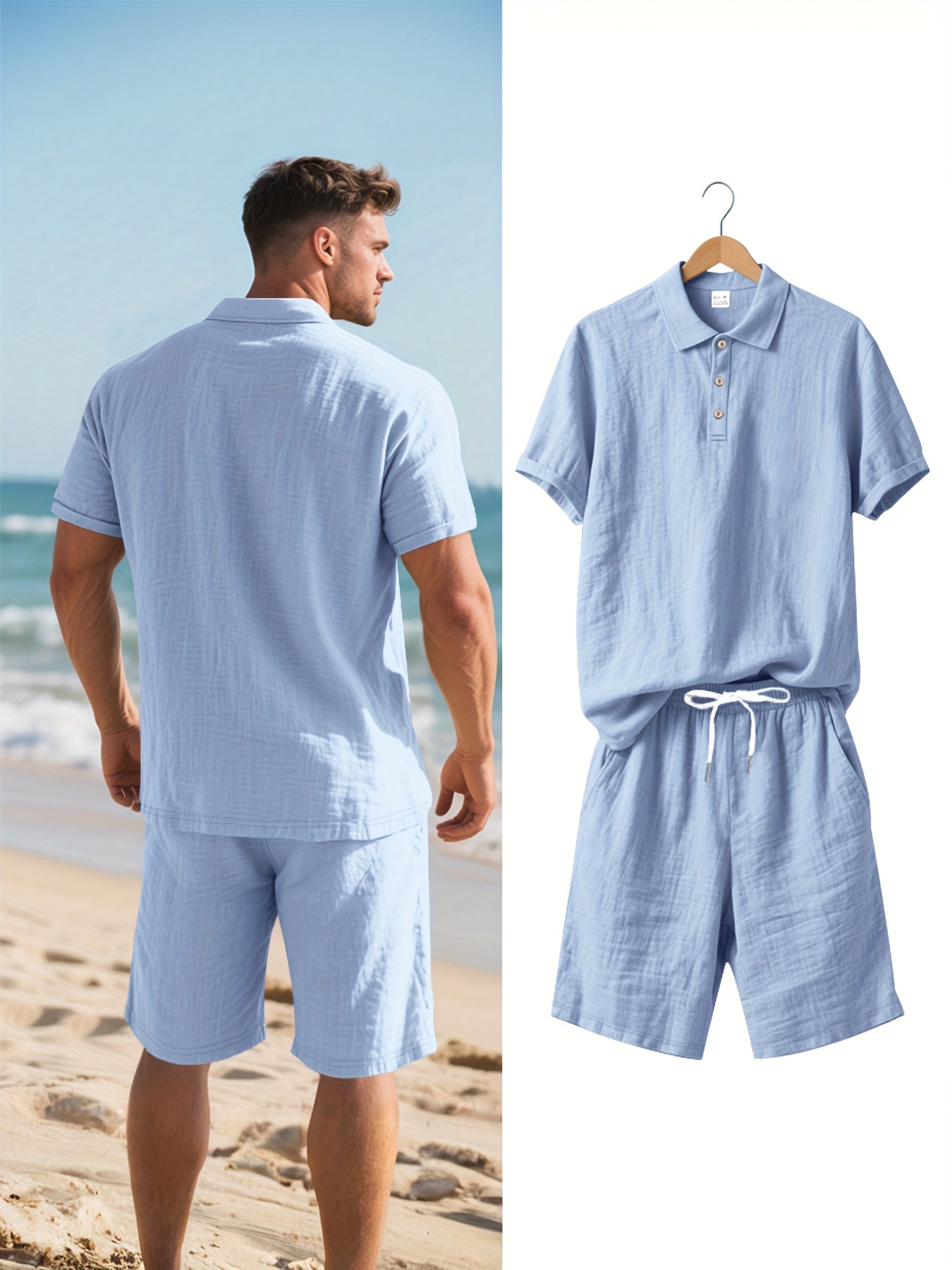 Ensemble pour hommes en lin