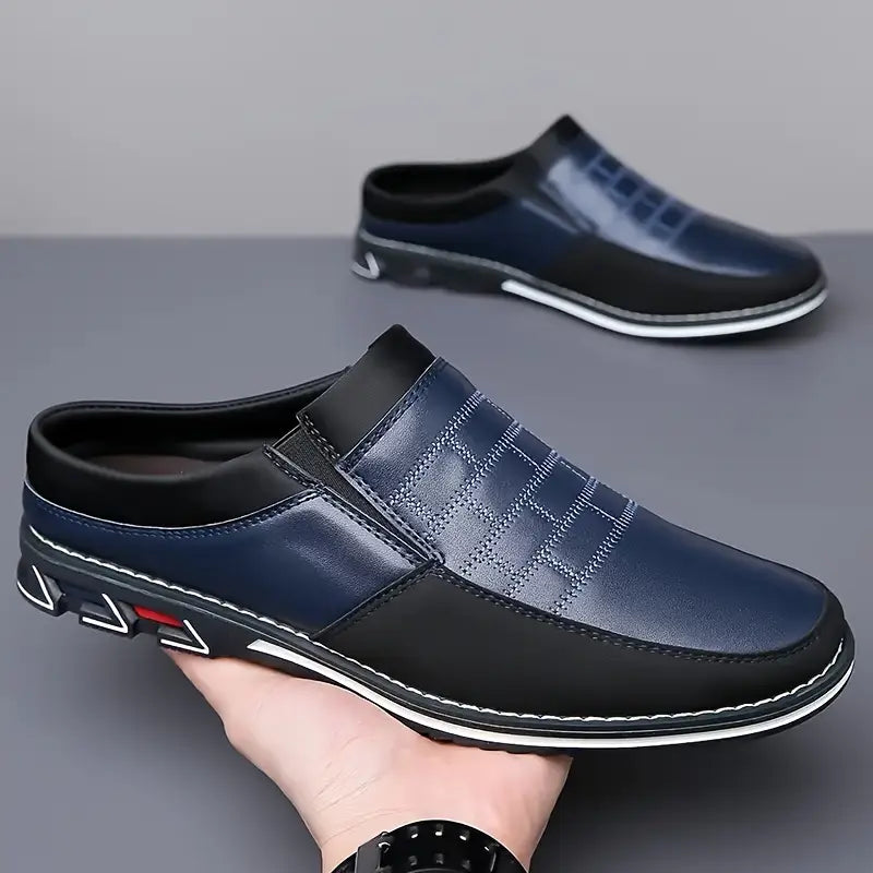 Mules en cuir