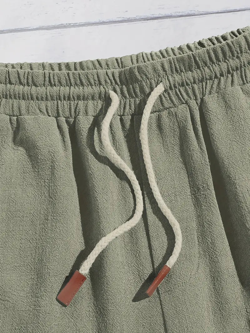 Short en lin décontracté