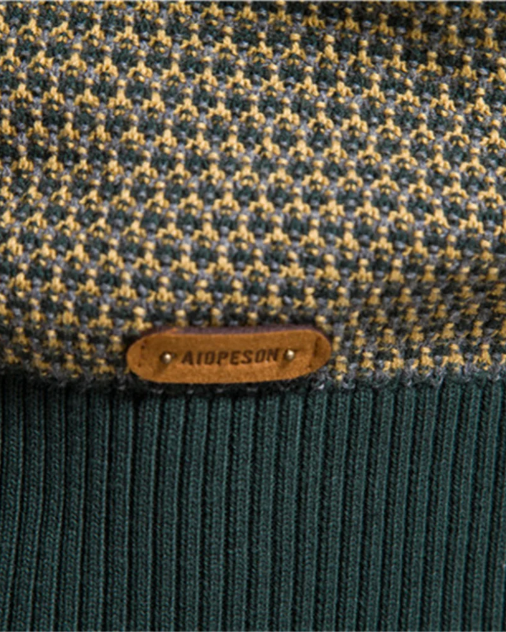 Pull à carreaux pour hommes