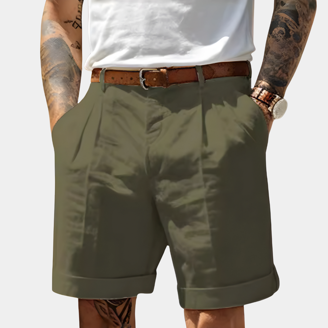 Short en coton décontracté