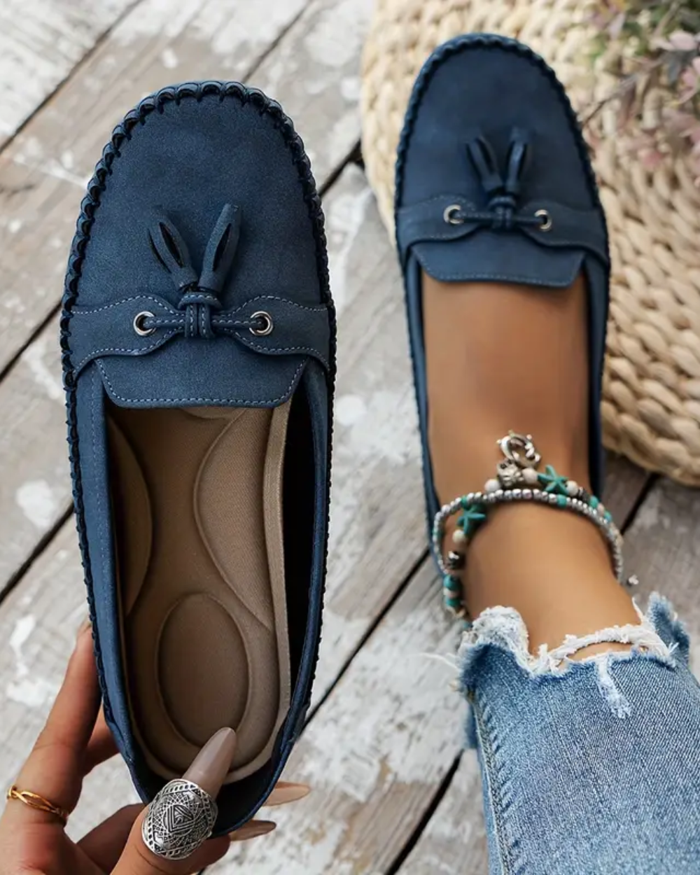 Mocassins confortables et souples