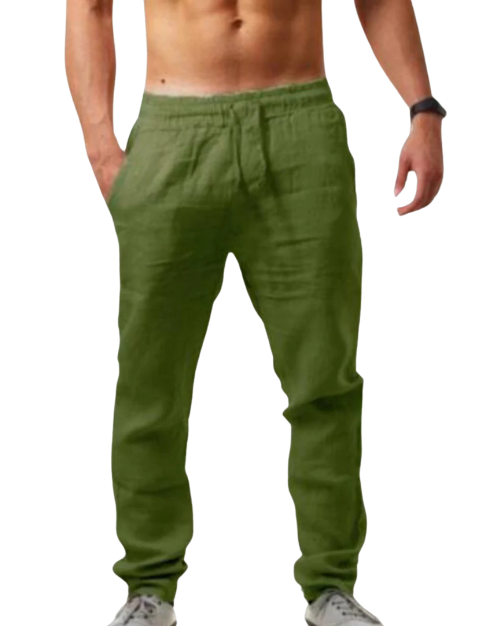 Pantalon en lin Cabo