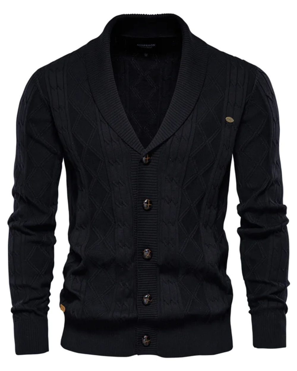 Cardigan de luxe pour hommes avec boutons