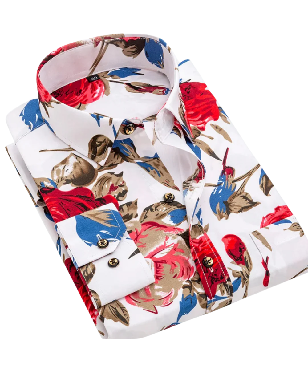 Chemise à imprimé nautique