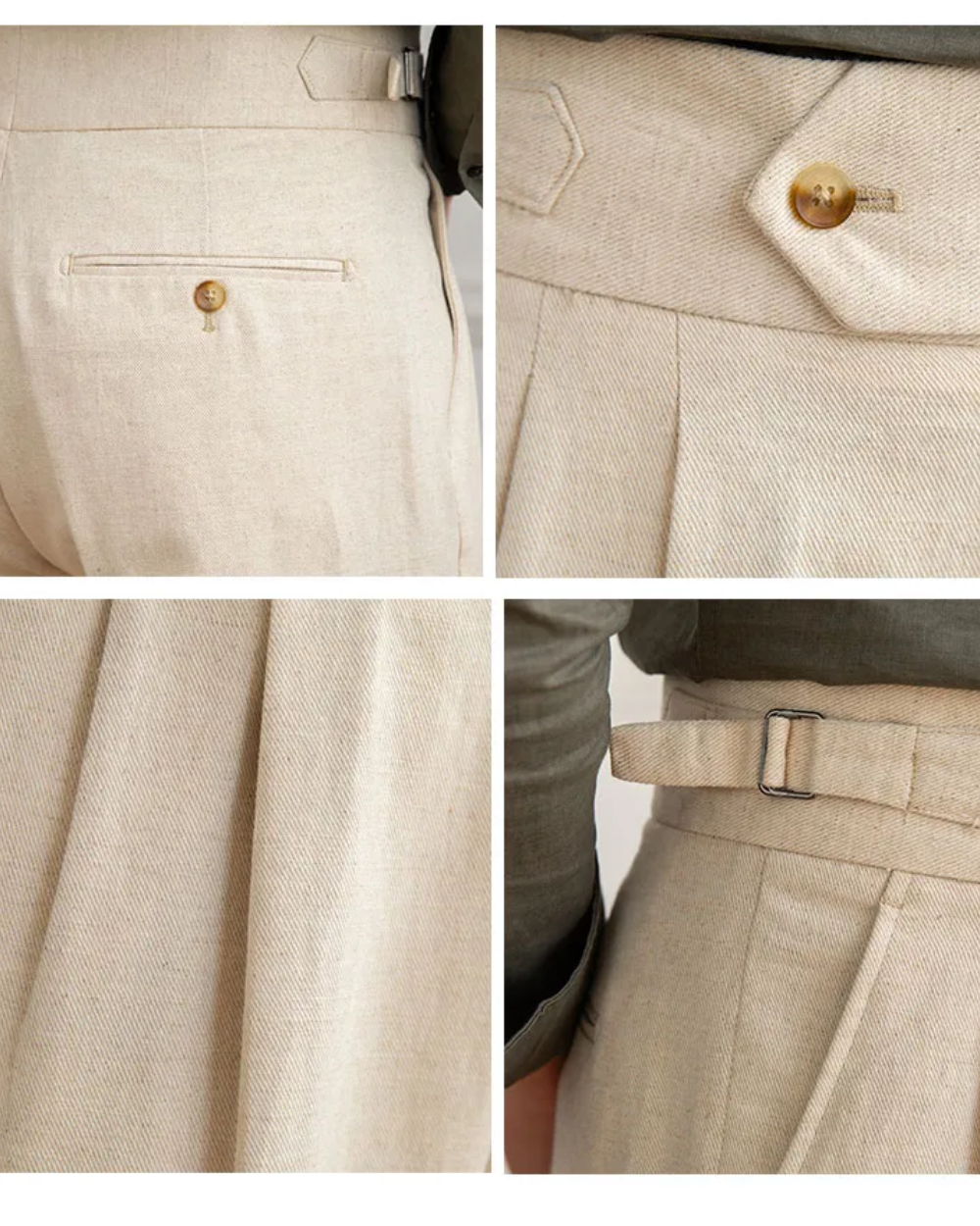 Pantalon en lin de Bali