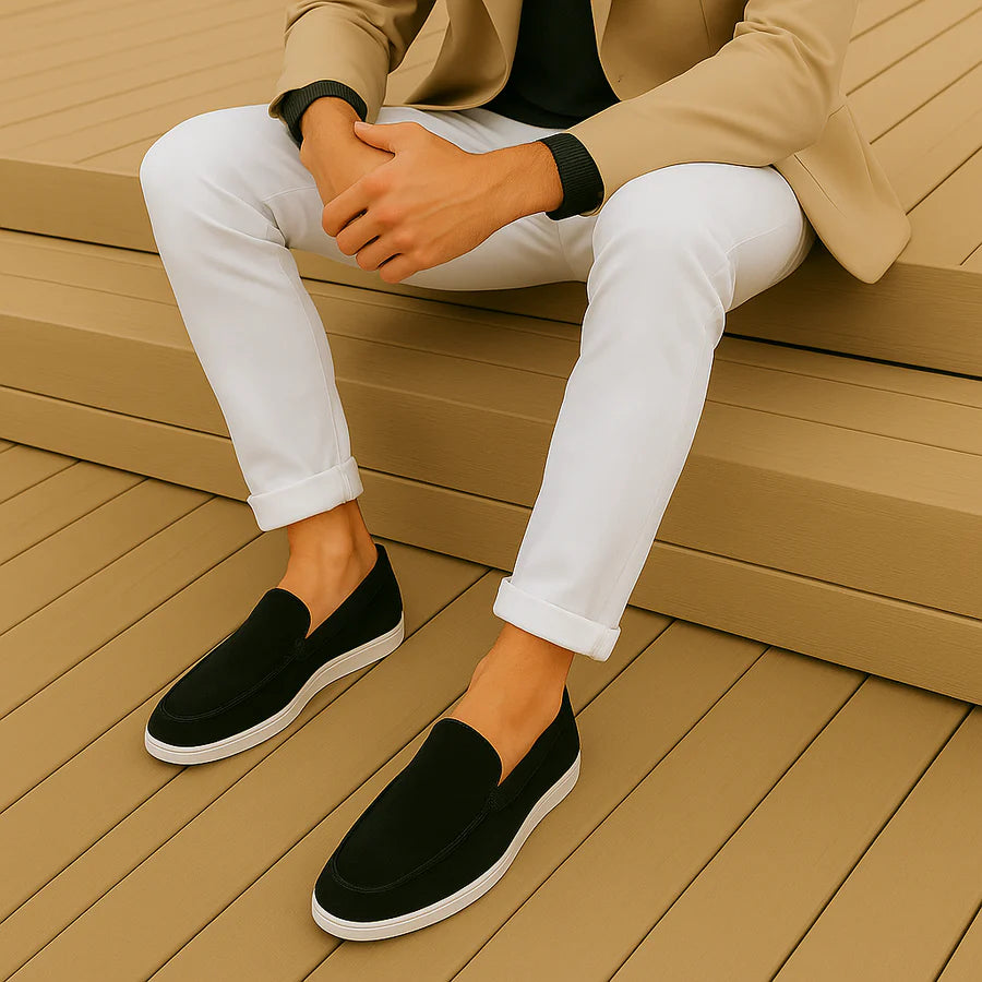 Mocassins décontractés en daim