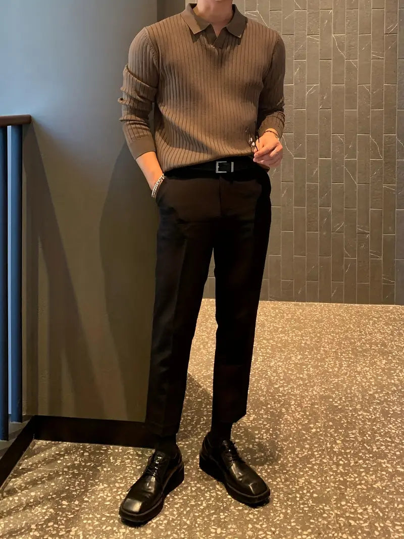 Pull en tricot Old Money