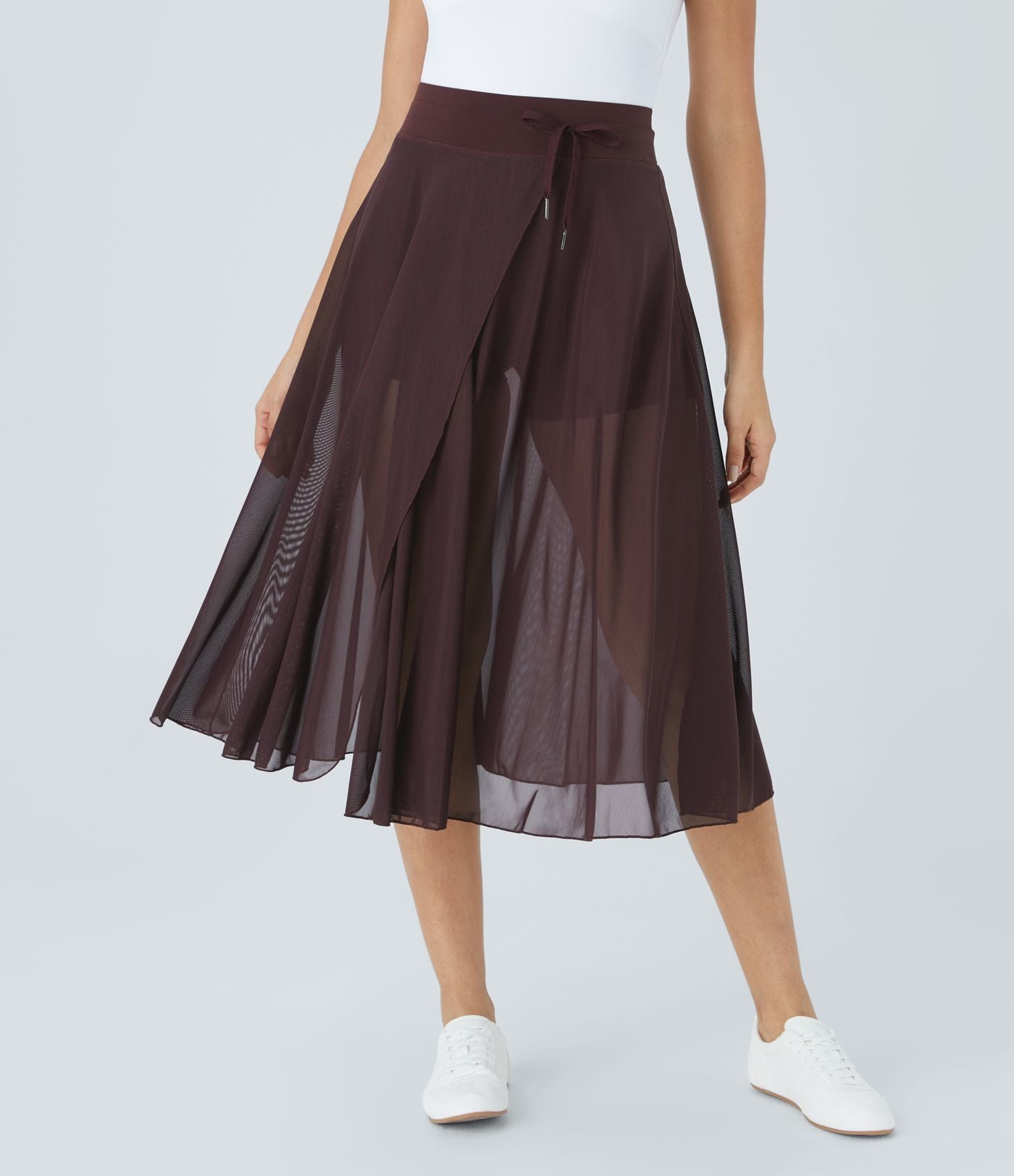 Jupe 2 en 1 taille haute