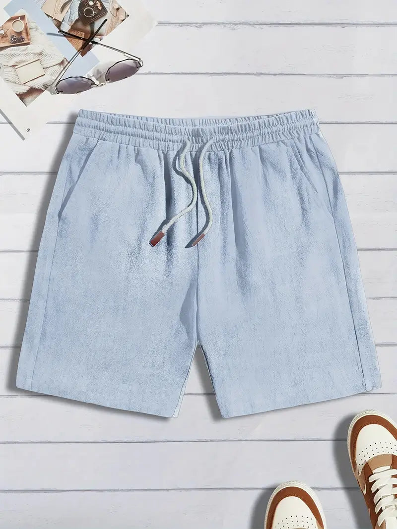 Short en lin décontracté