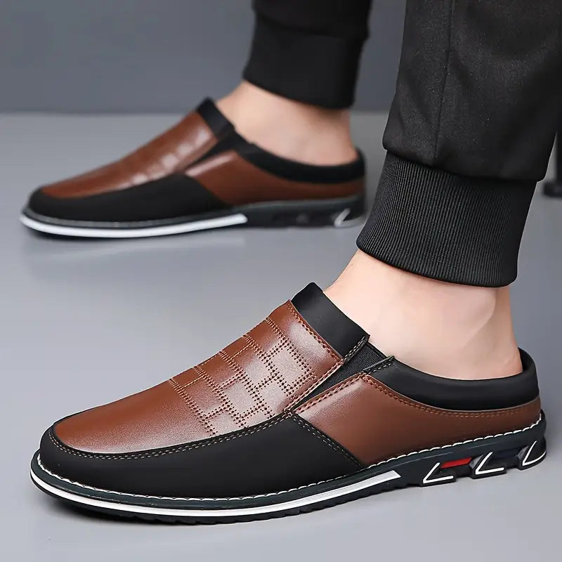 Mules en cuir