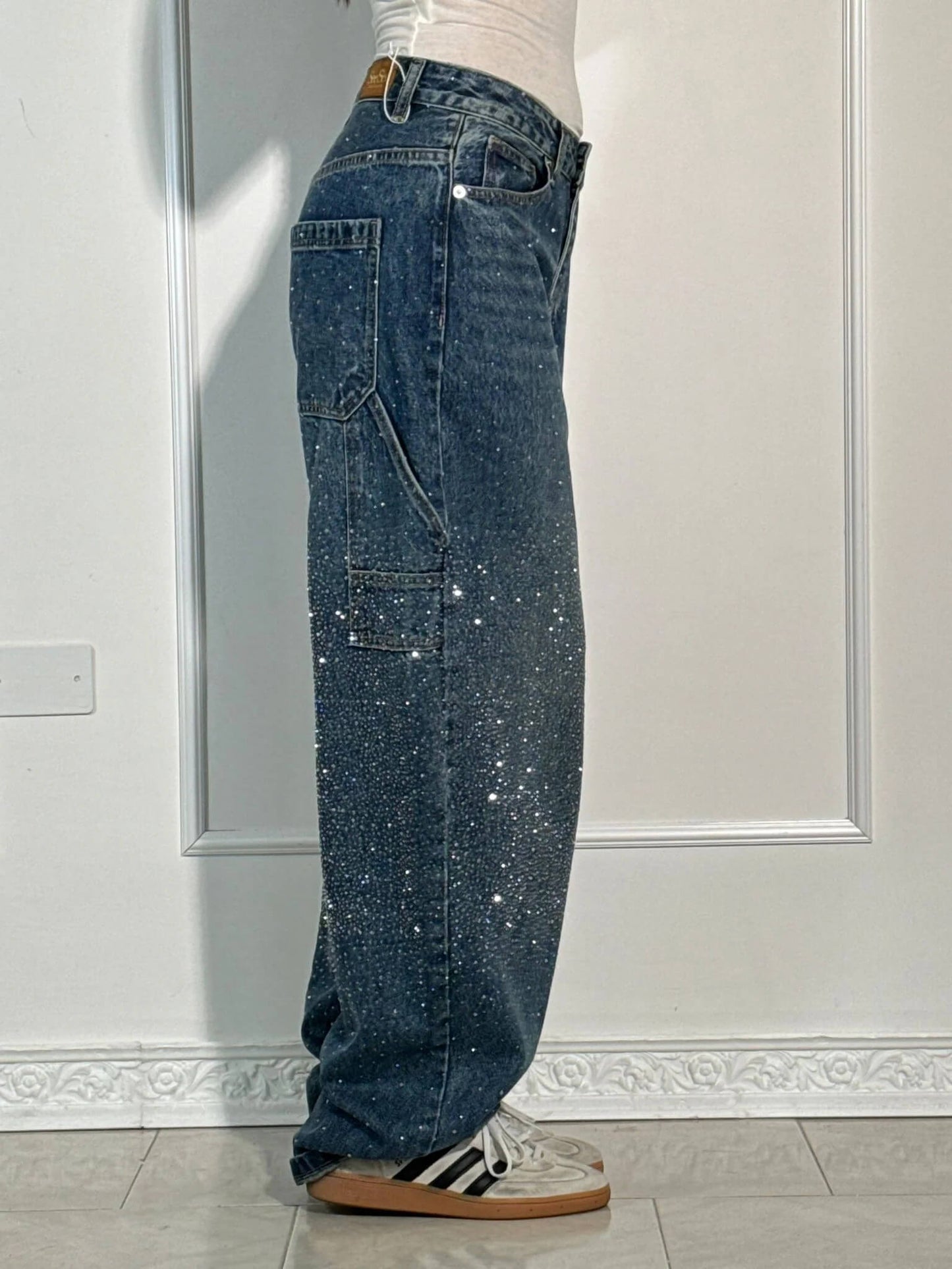 Jeans élégants et glamour