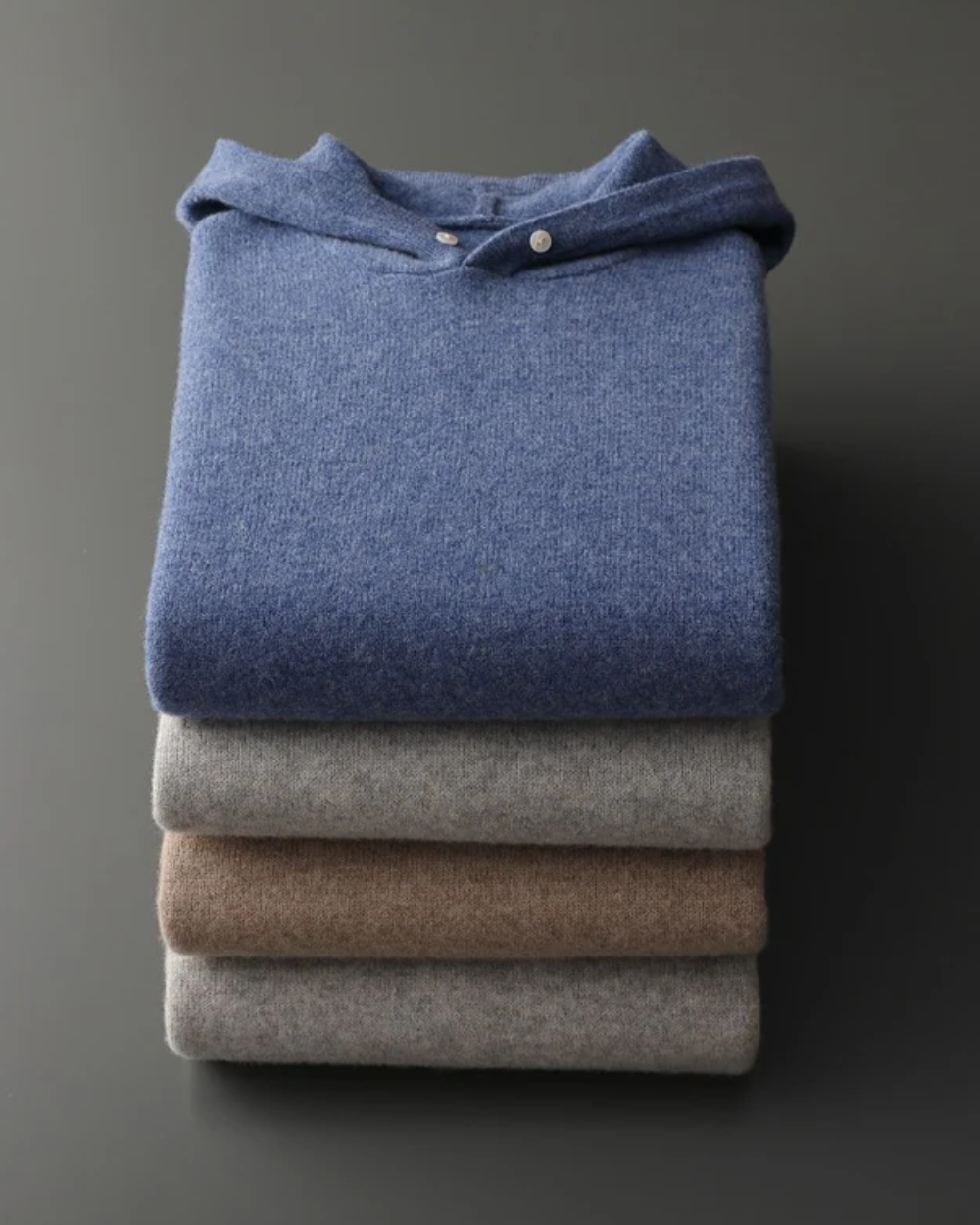 Pull à capuche en laine mérinos Nova