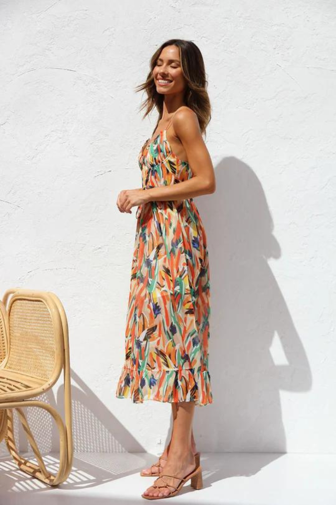 Robe midi élégante