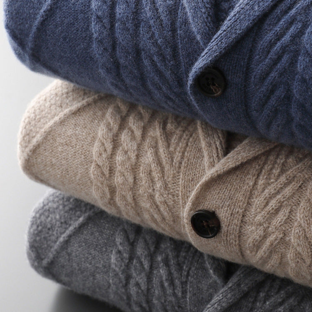 Cardigan en laine mérinos Savoca