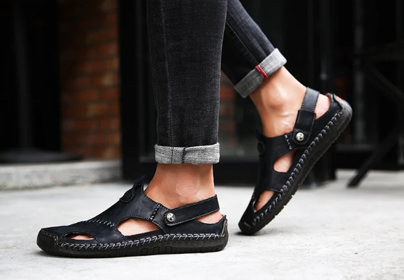 Sandales en cuir classiques