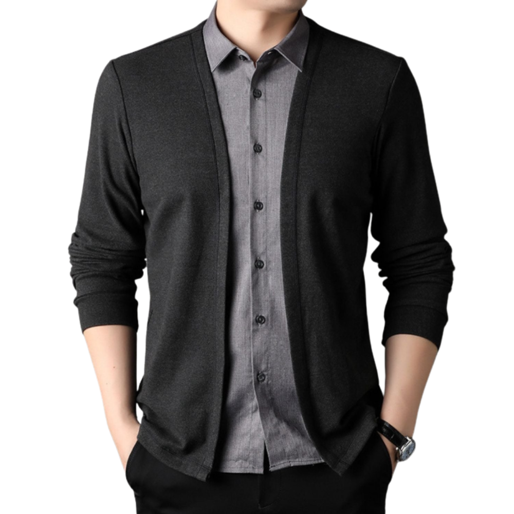Chemise et cardigan 2 en 1