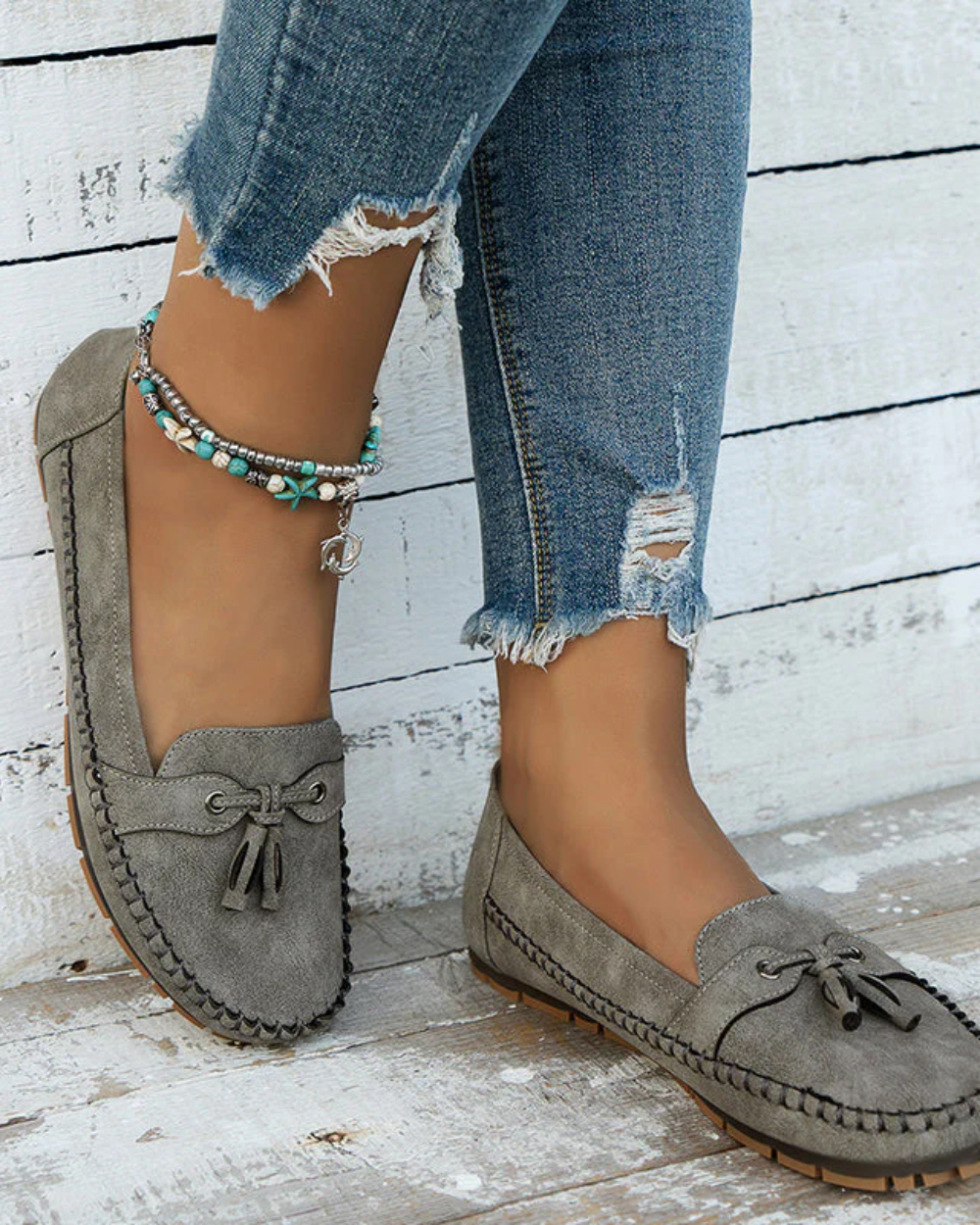Mocassins confortables et souples