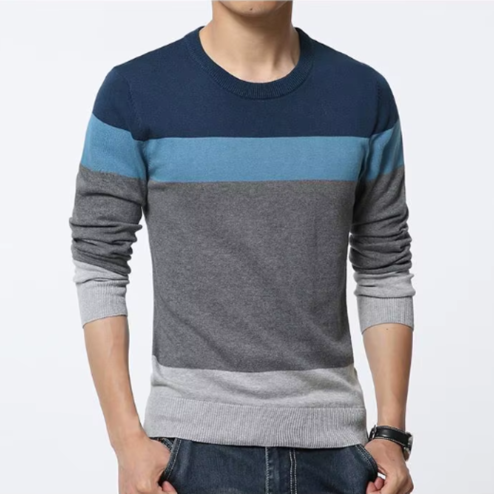 Pull décontracté en coton pour hommes