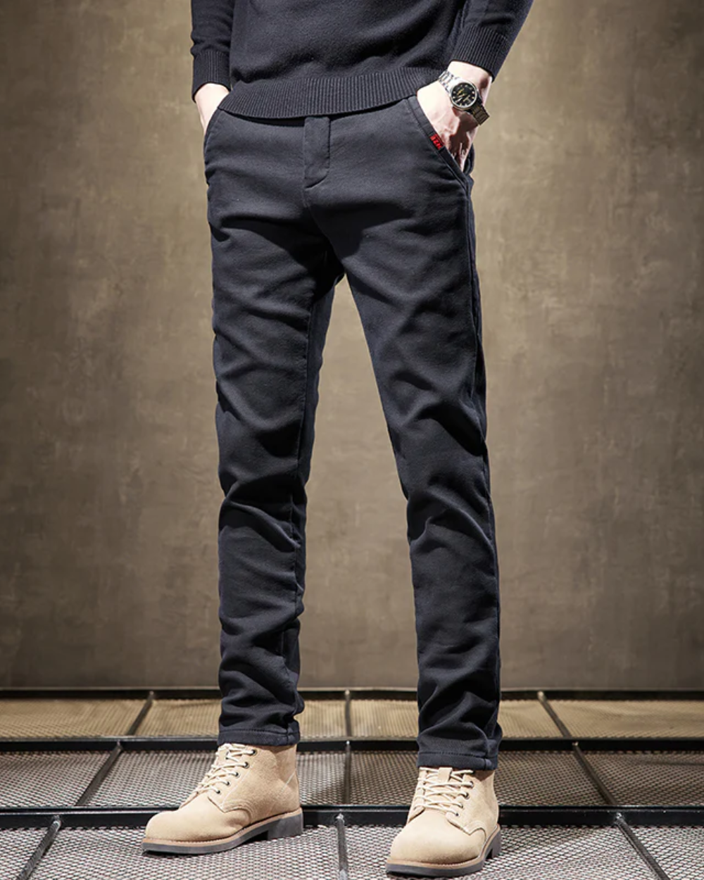 Pantalon slim décontracté
