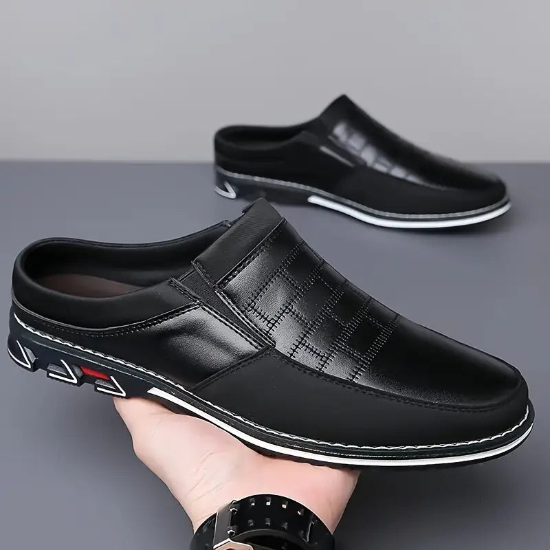 Mules en cuir