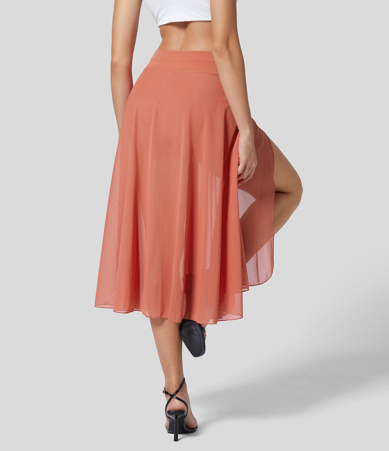 Jupe 2 en 1 taille haute