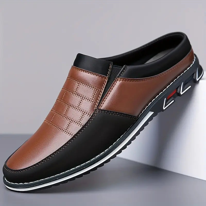 Mules en cuir