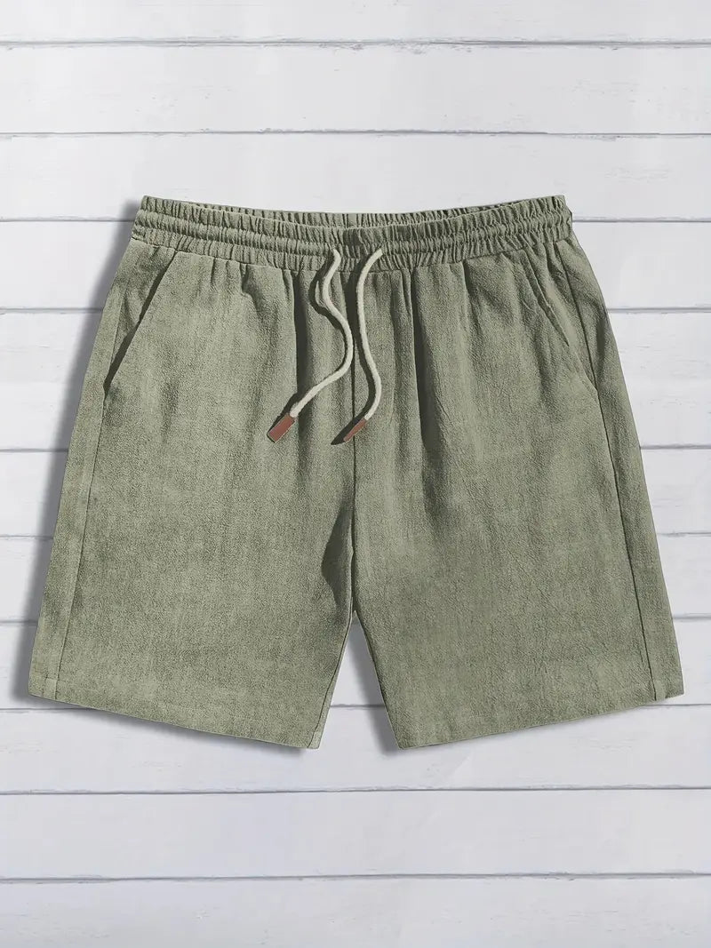 Short en lin décontracté