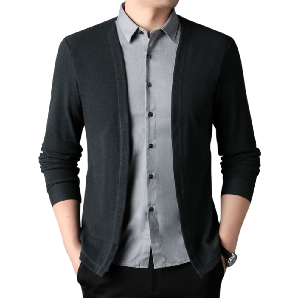 Chemise et cardigan 2 en 1