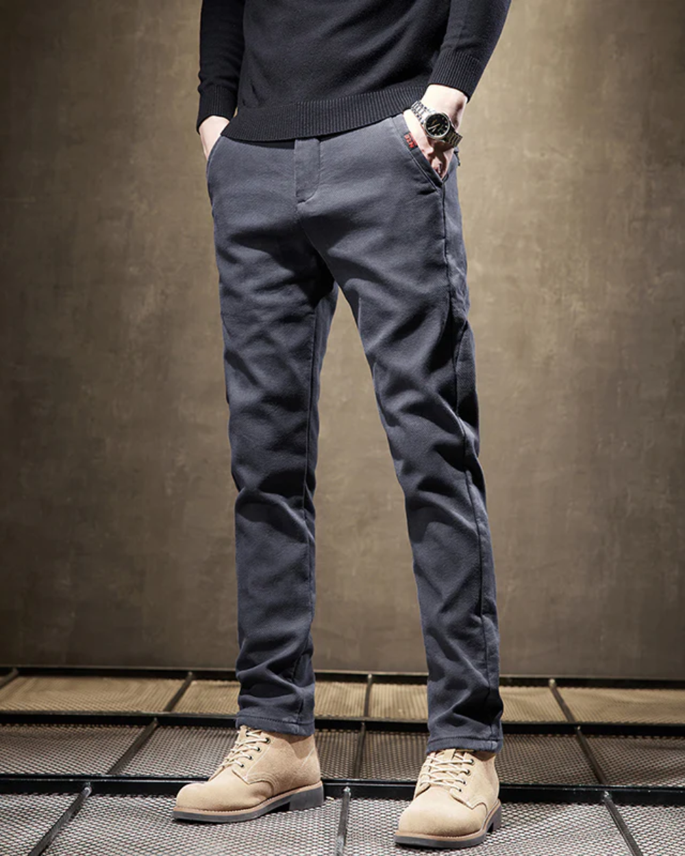 Pantalon slim décontracté
