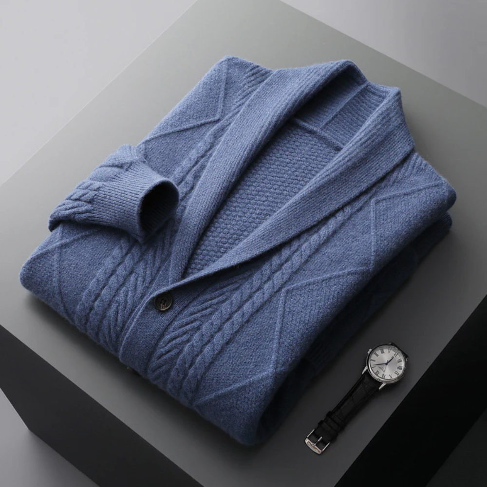 Cardigan en laine mérinos Savoca