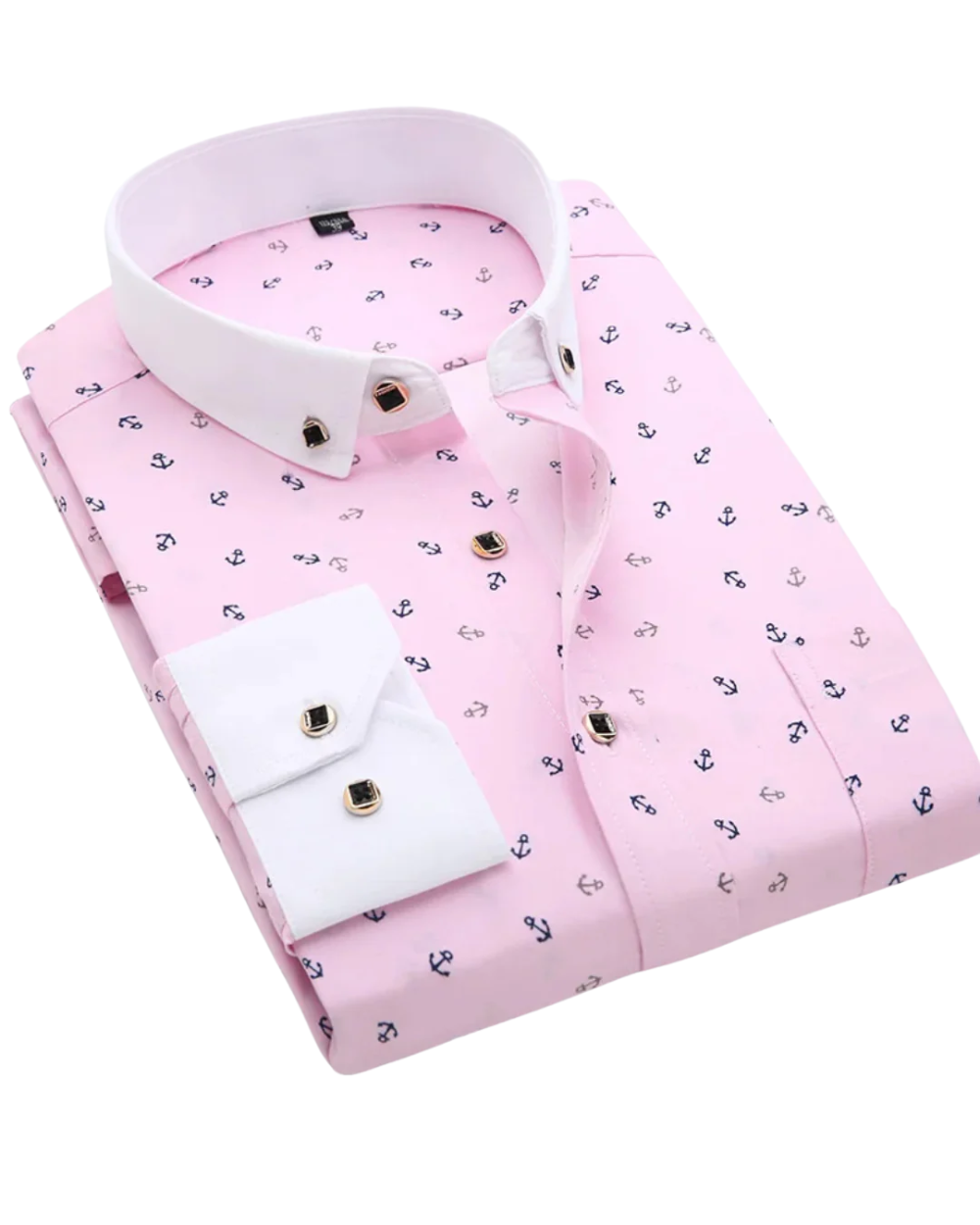 Chemise à imprimé nautique