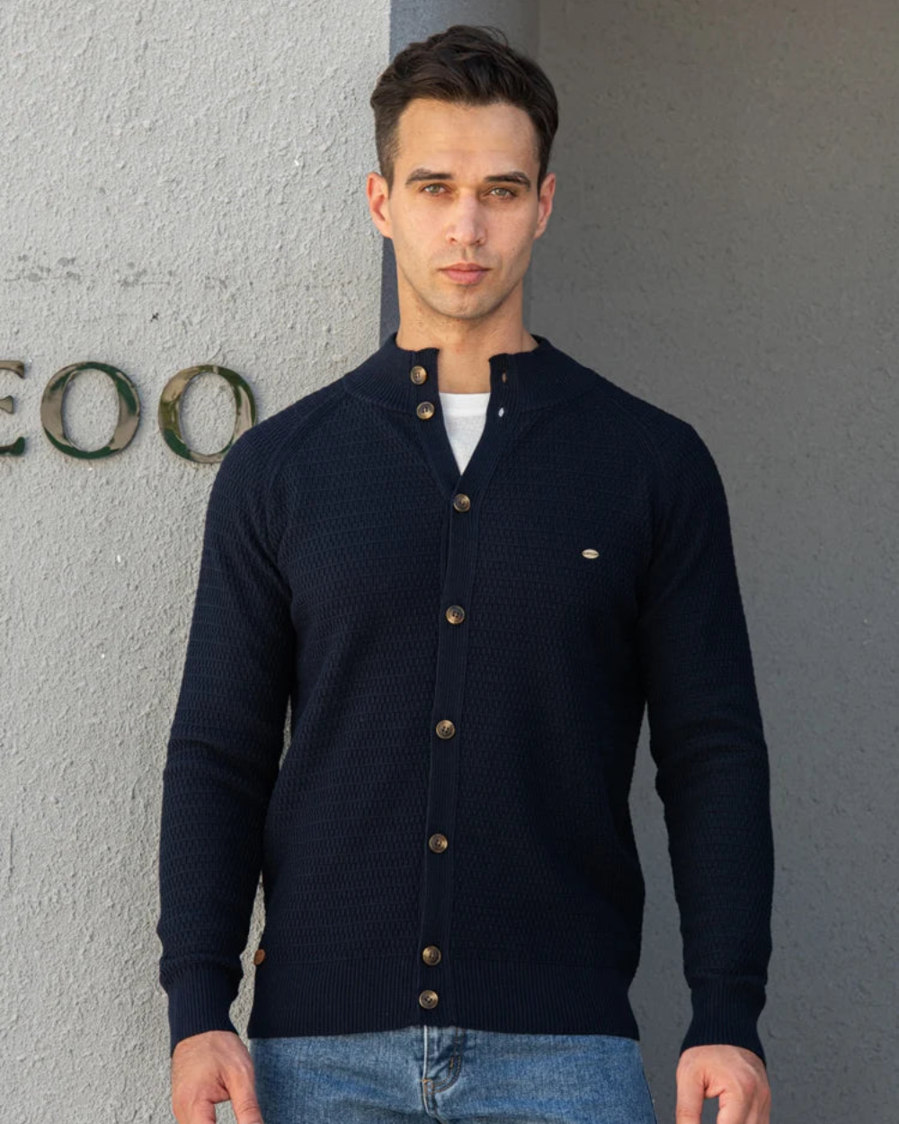 Cardigan en coton de luxe