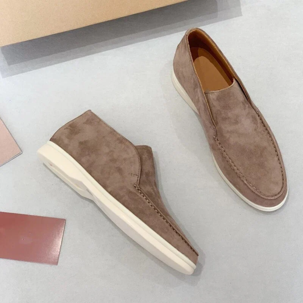Mocassins décontractés en daim