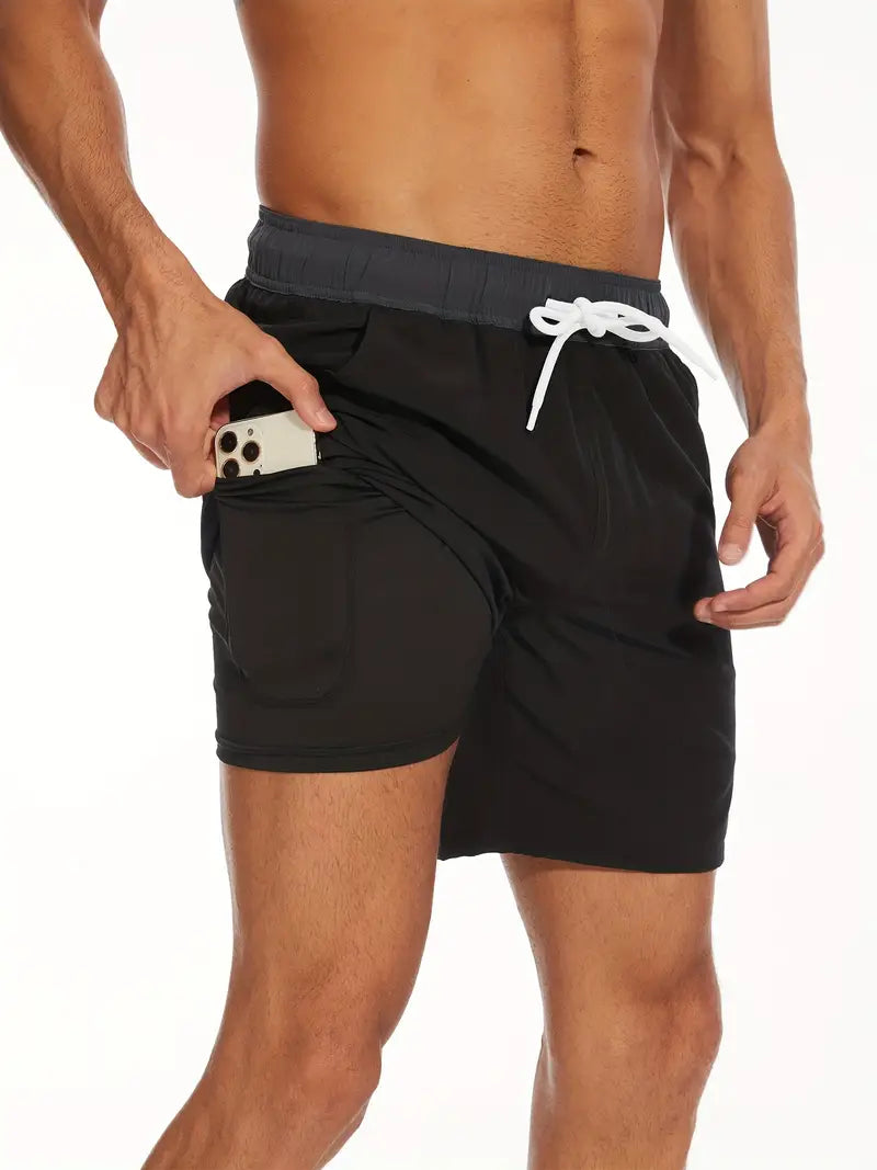 Short de bain avec poches