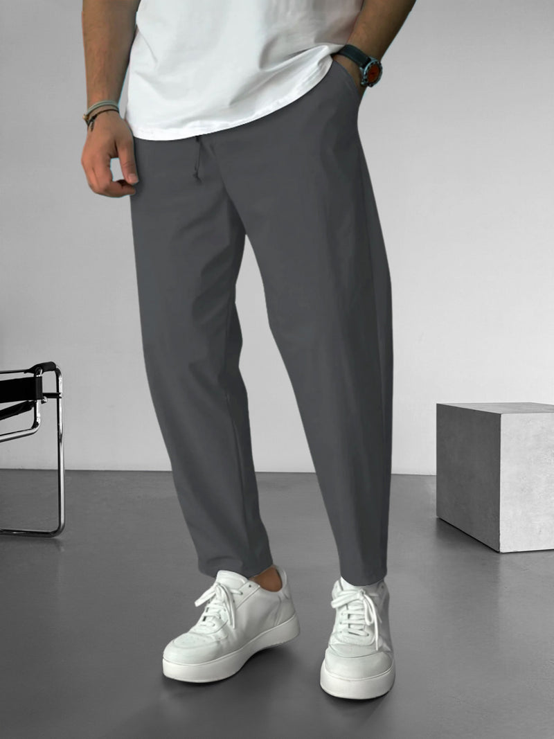 Pantalon fuselé élégant avec cordon de serrage
