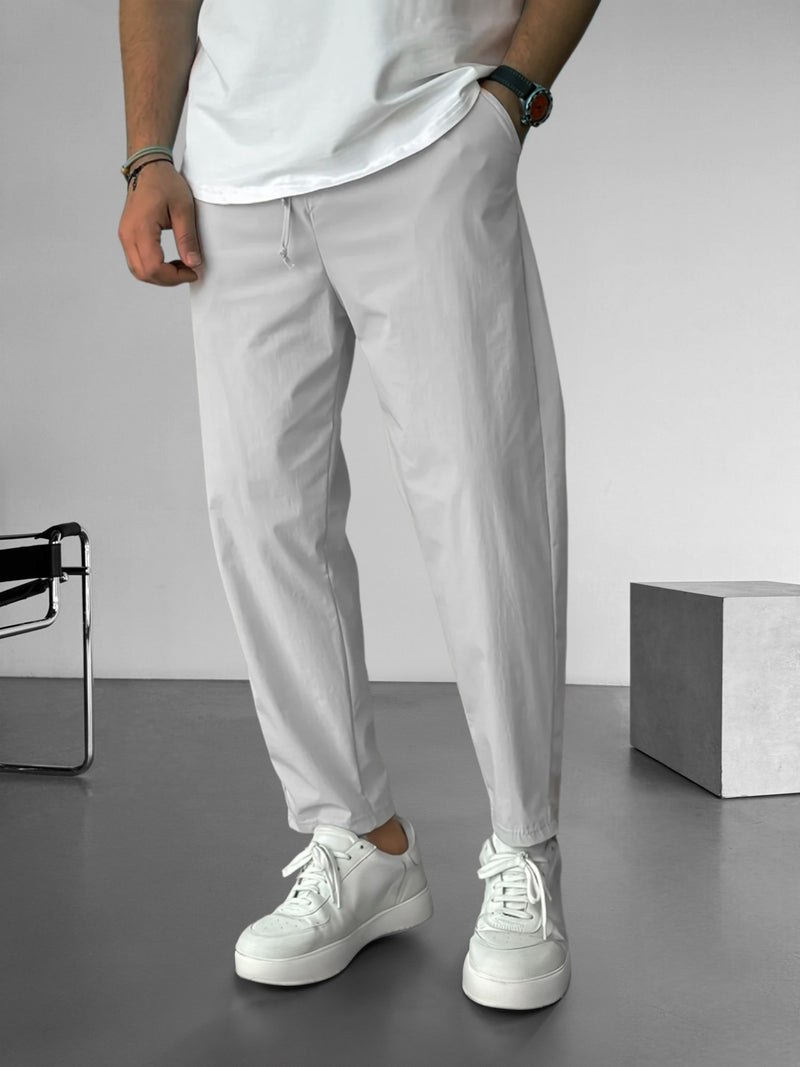 Pantalon fuselé élégant avec cordon de serrage