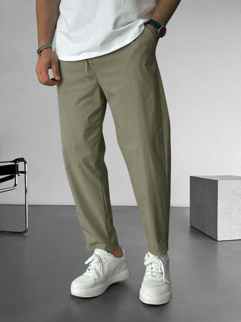 Pantalon fuselé élégant avec cordon de serrage