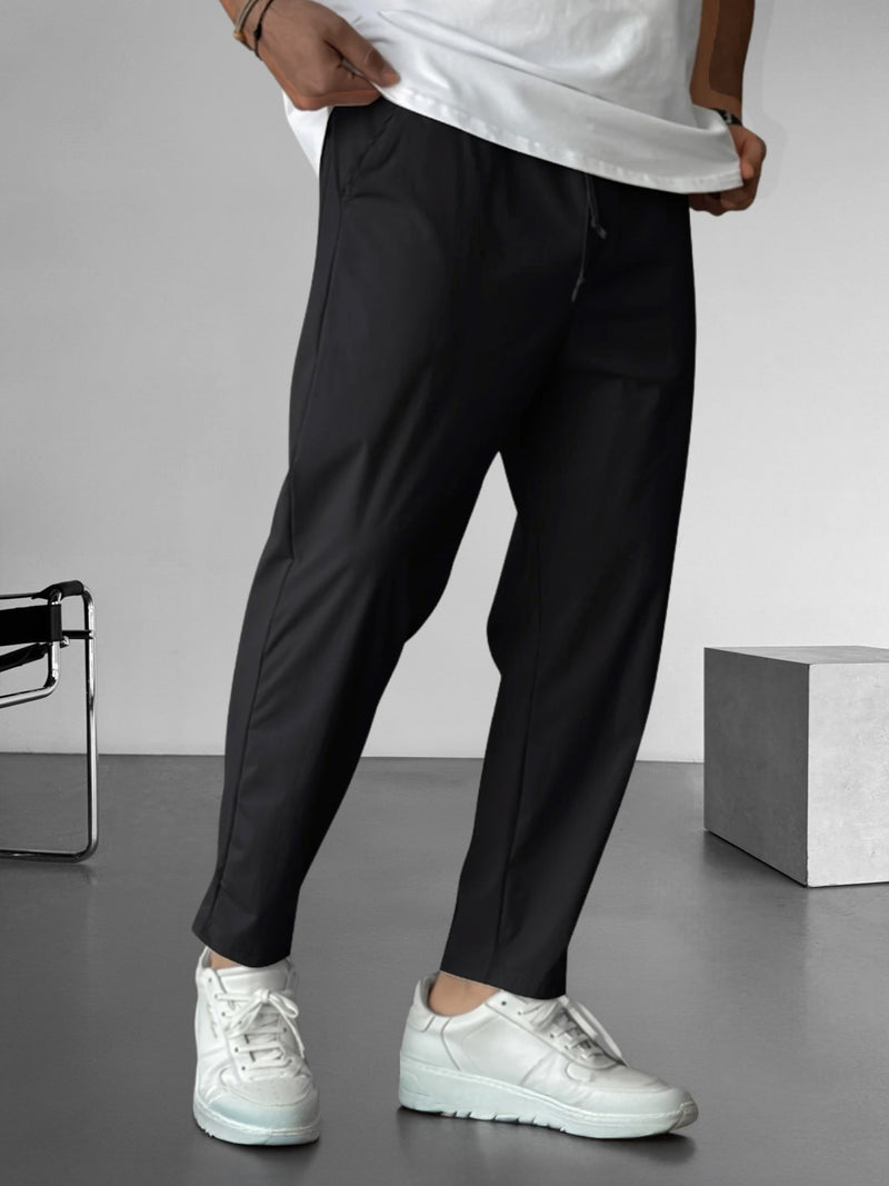Pantalon fuselé élégant avec cordon de serrage