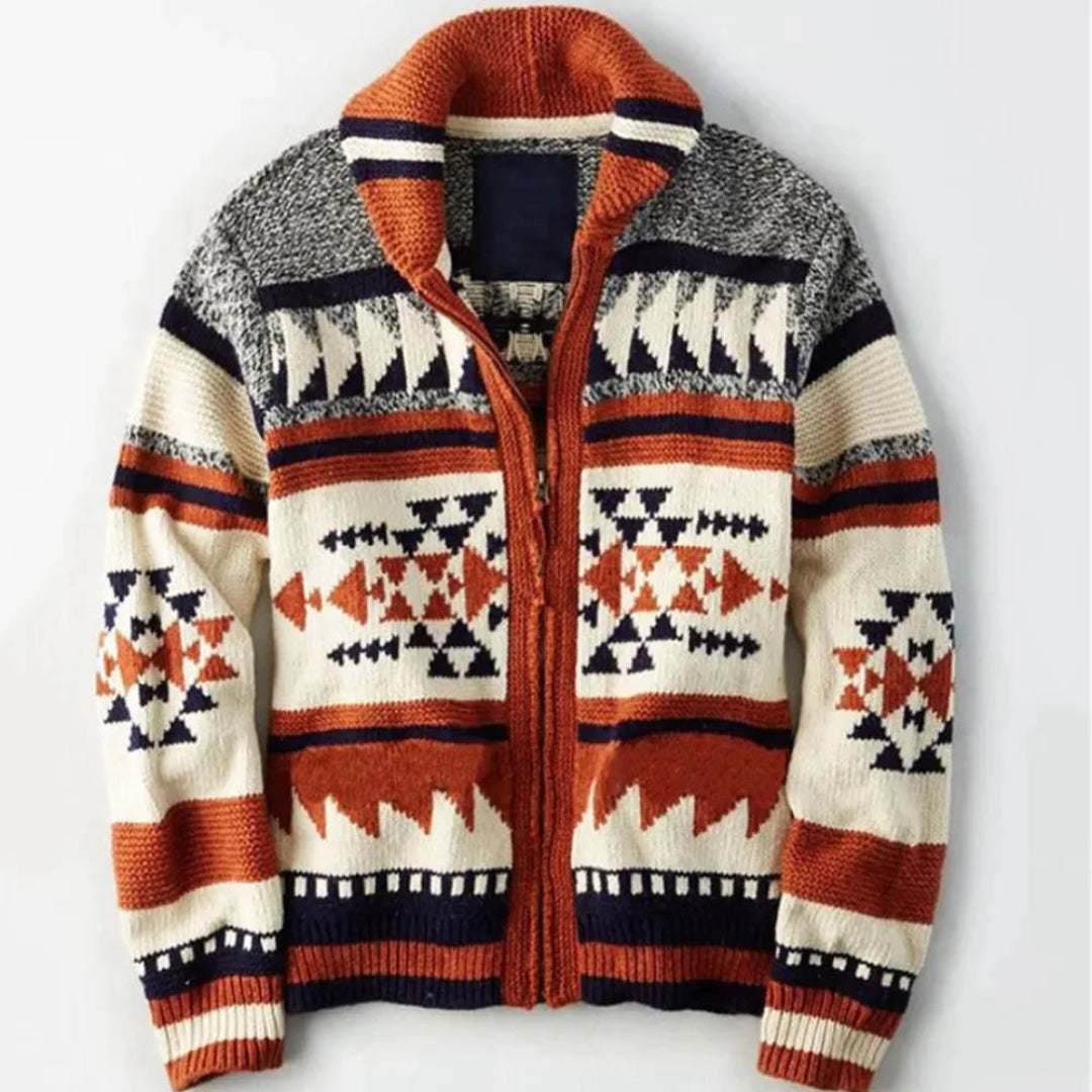 Cardigan élégant en jacquard