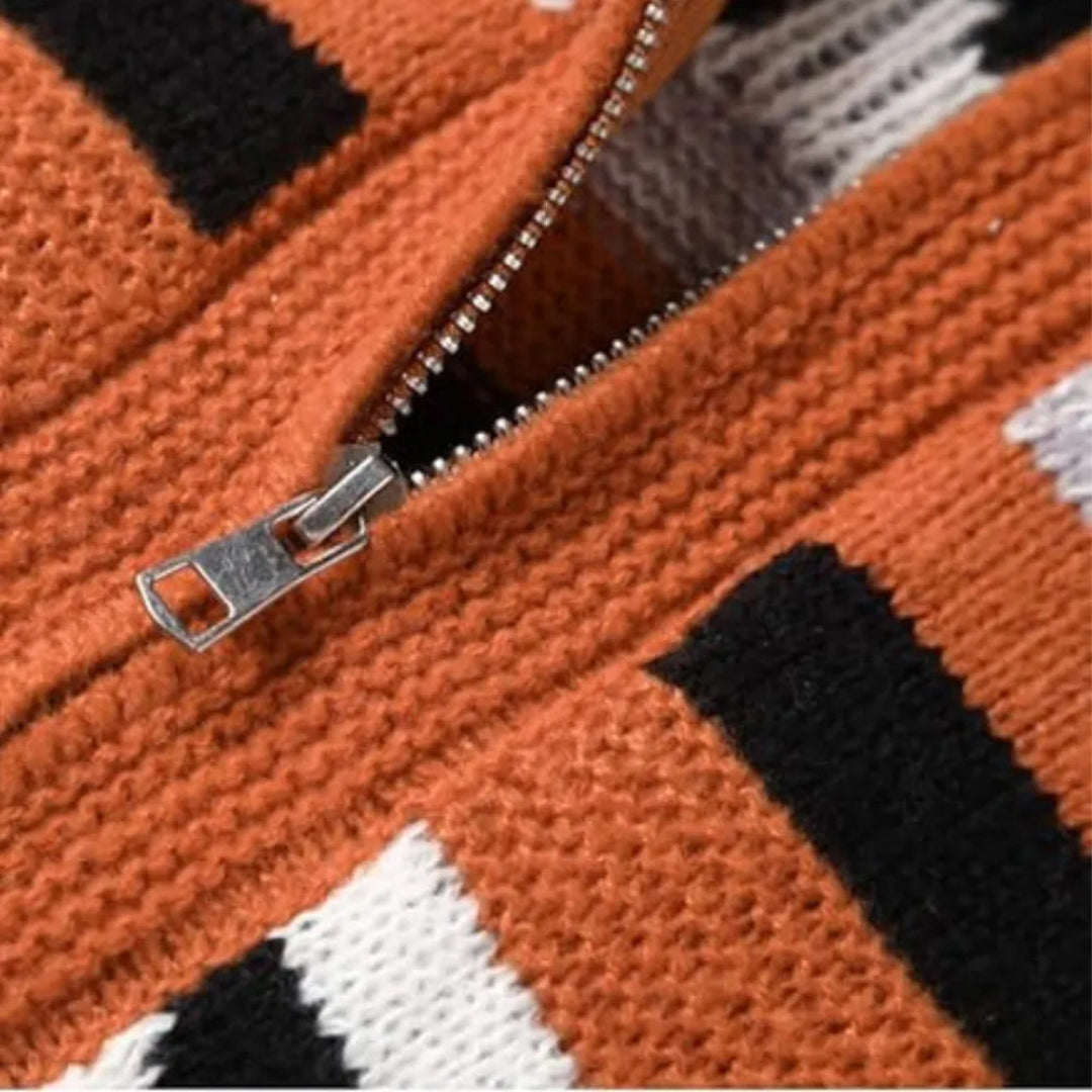 Cardigan élégant en jacquard