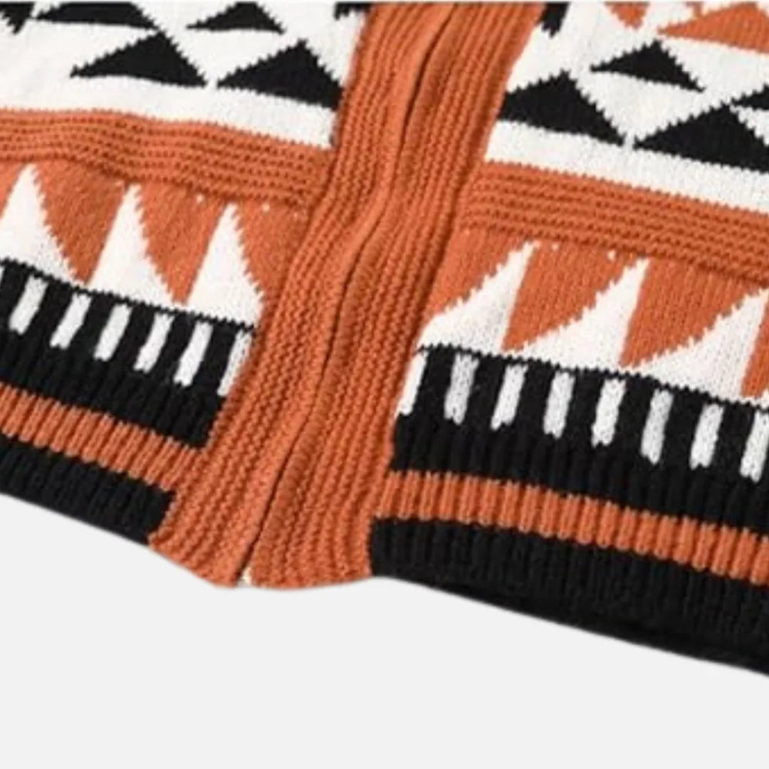 Cardigan élégant en jacquard