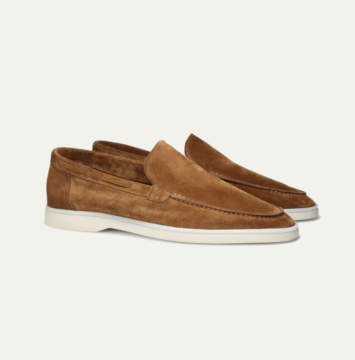 Mocassins en daim
